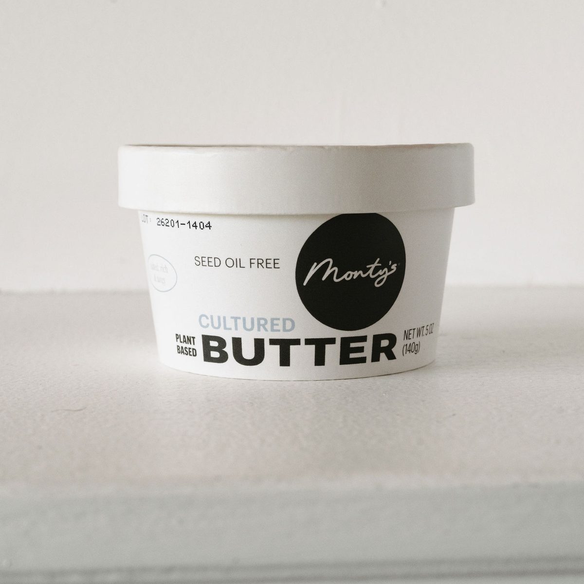 Monty's Cultured Cashew Butter, 5 oz cup